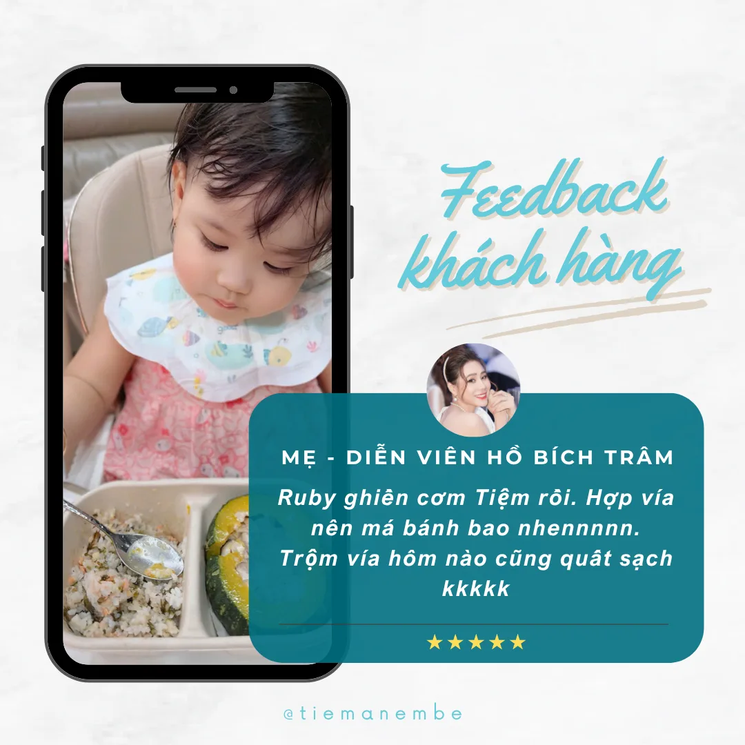Feedback minh họa — Mẹ bé Na