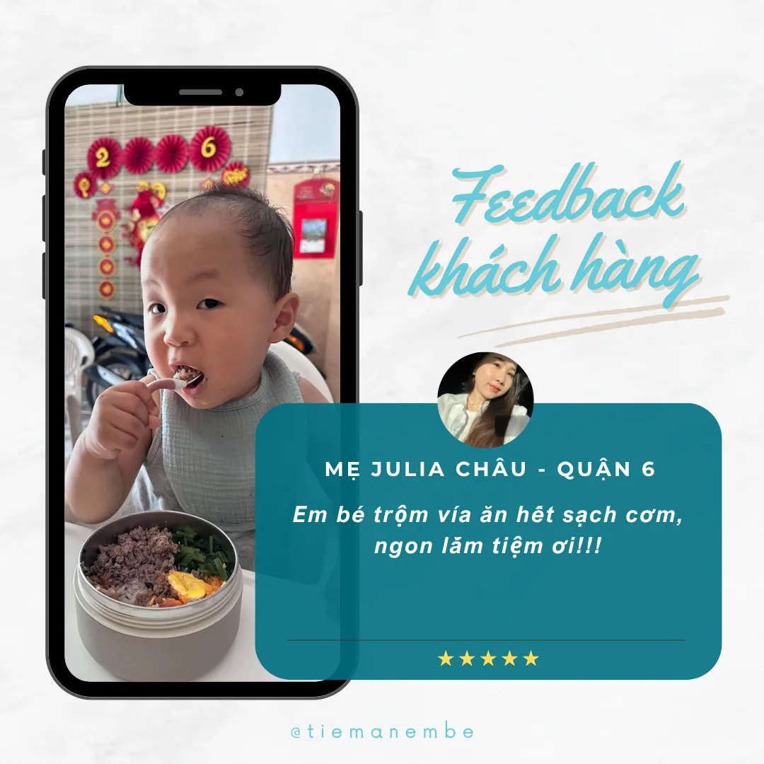 Feedback minh họa — Ba bé Bắp