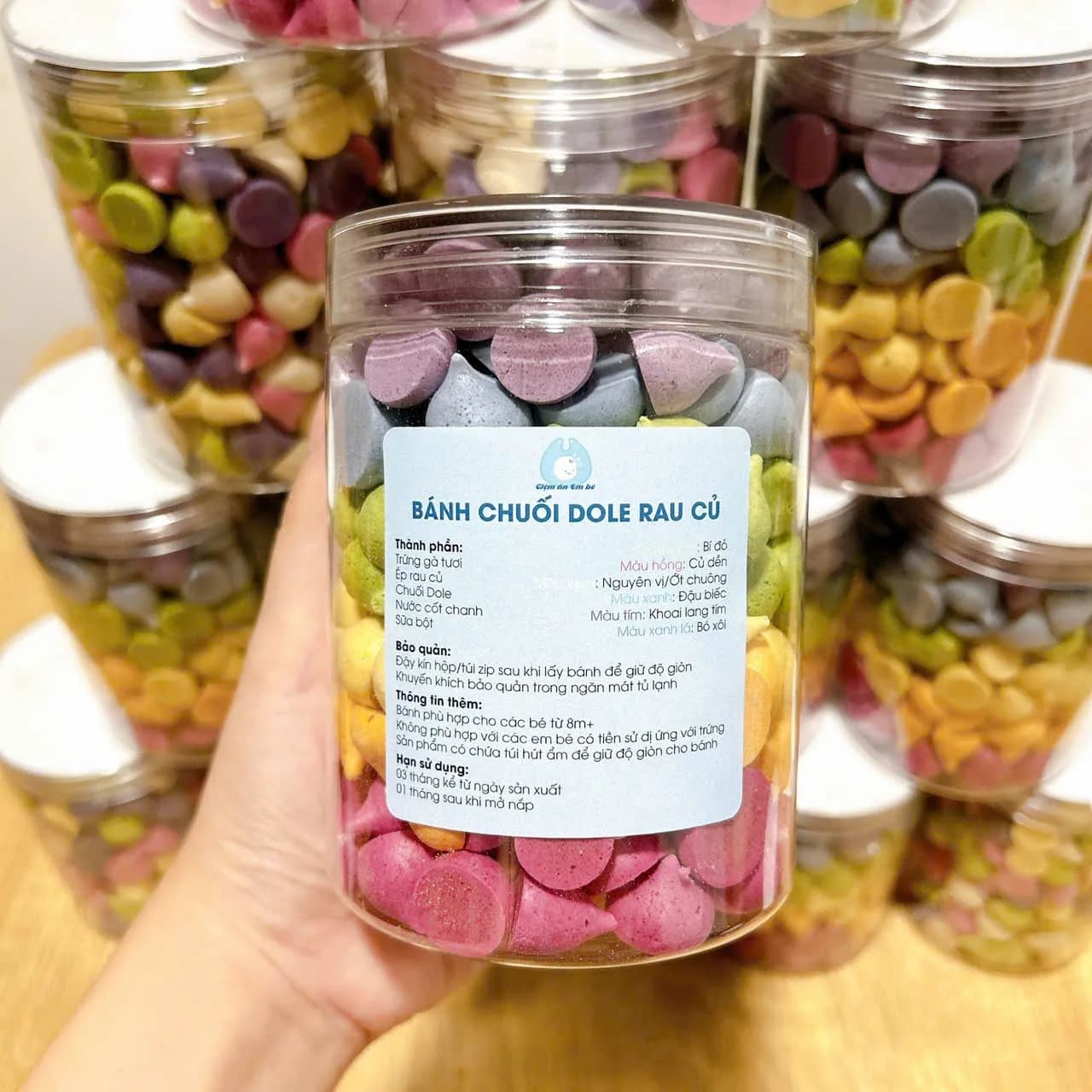 Bánh Chuối Dole trái cây (không đường)