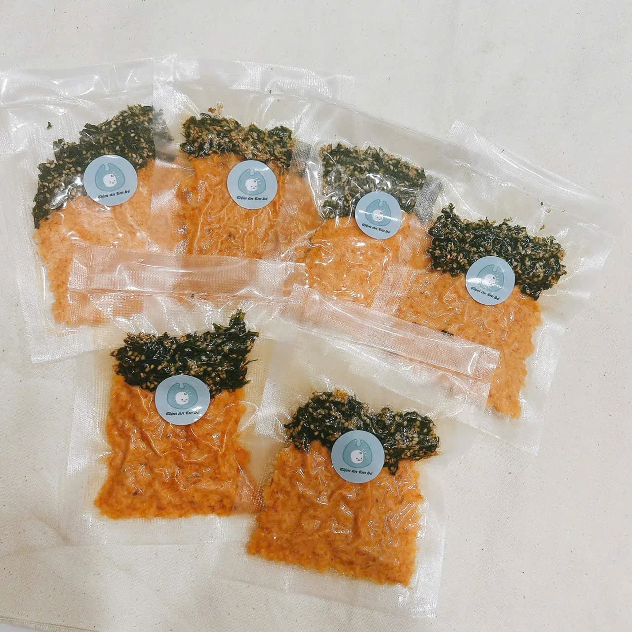 Set chà bông rong biển (ít gia vị)